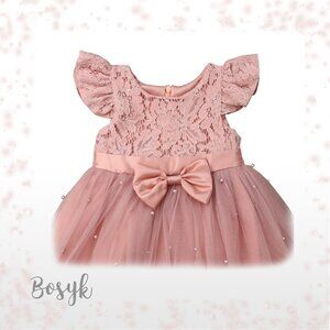 Lily Dress - Dusty Blush - Dress for Girls - Elegant Dress for Girls - Dresses